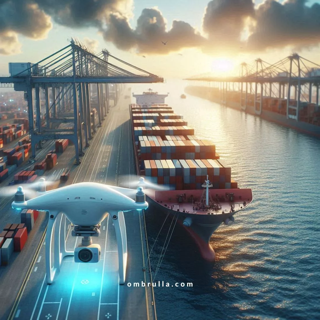 Drones along with AI Visual Inspection technology are used for the inspection of surfaced of ships.